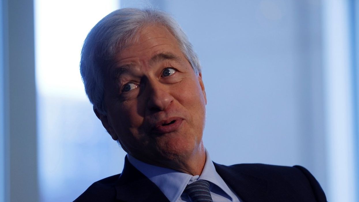 JP Morgan CEO Jamie Dimon speaks at the Boston College Chief Executives Club luncheon in Boston, Massachusetts, U.S., November 23, 2021.