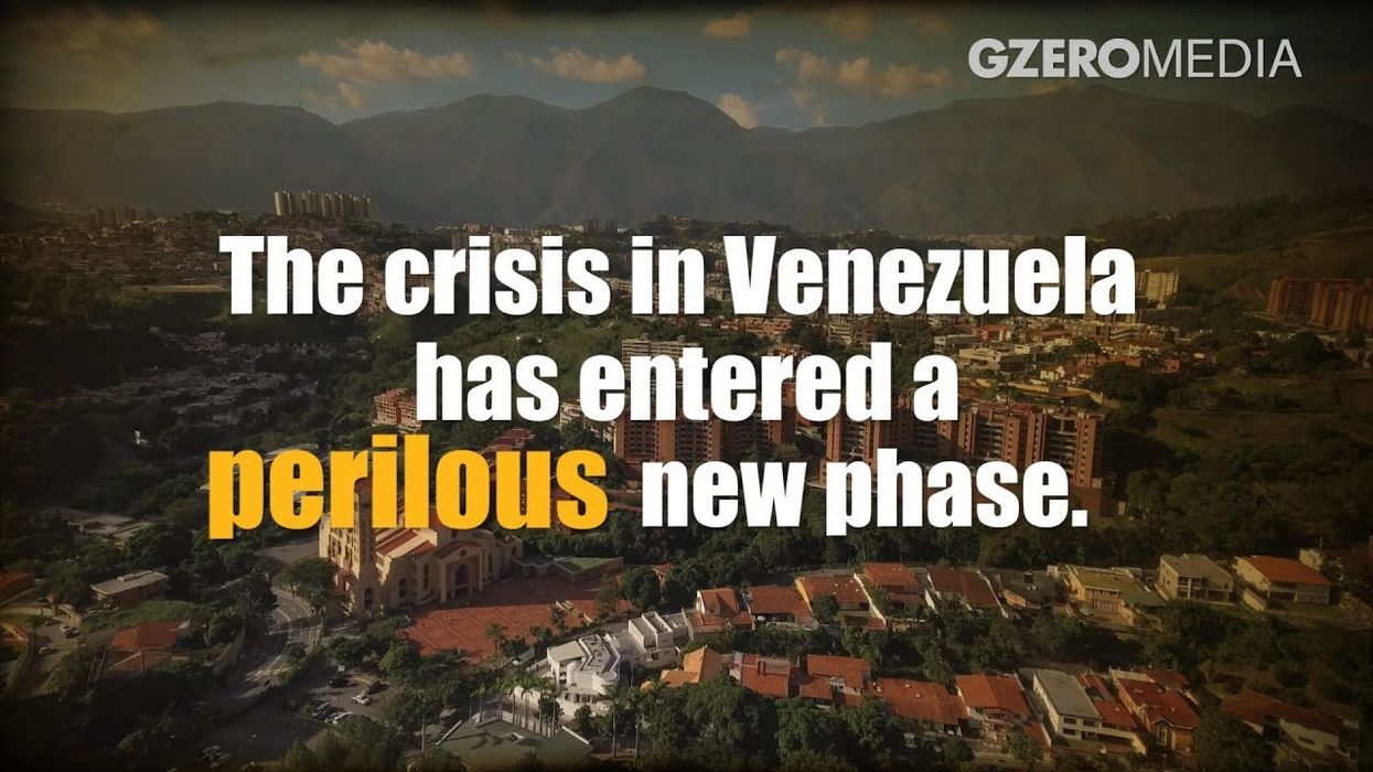 Venezuela's Juan Guaidó leads uprising in Caracas