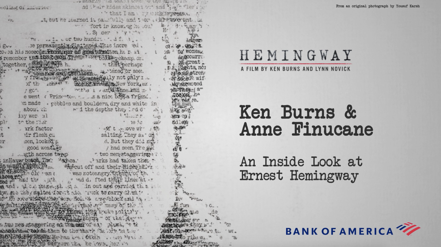 Ken Burns and Anne Finucane: An Inside Look at Ernest Hemingway