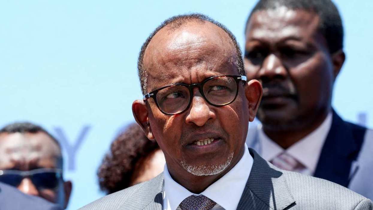 Kenya's Minister of Health, Aden Duale, holds a press conference announcing the first case of Ebola in the country, in Nairobi, Kenya, October 6, 2026.