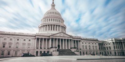 A picture of the US Capitol.