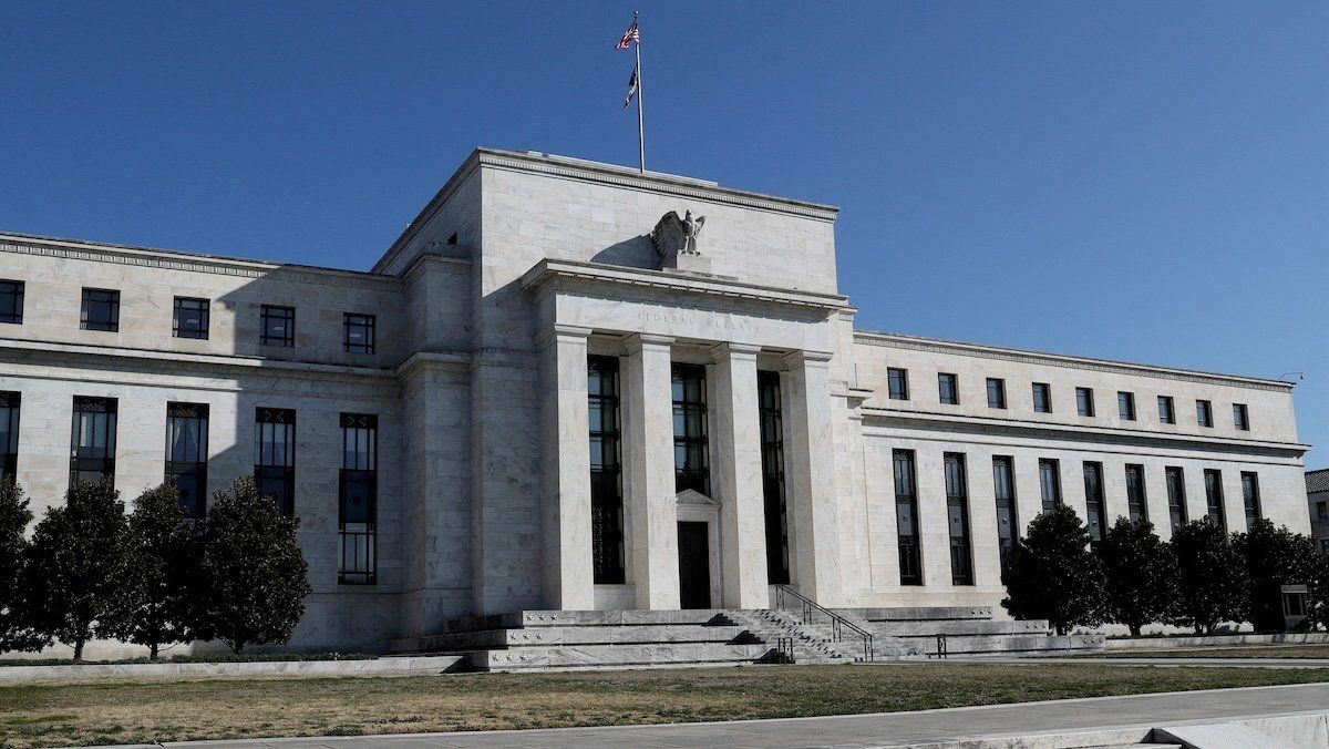 Federal Reserve Board building on Constitution Avenue is pictured in Washington, U.S., March 19, 2019. 