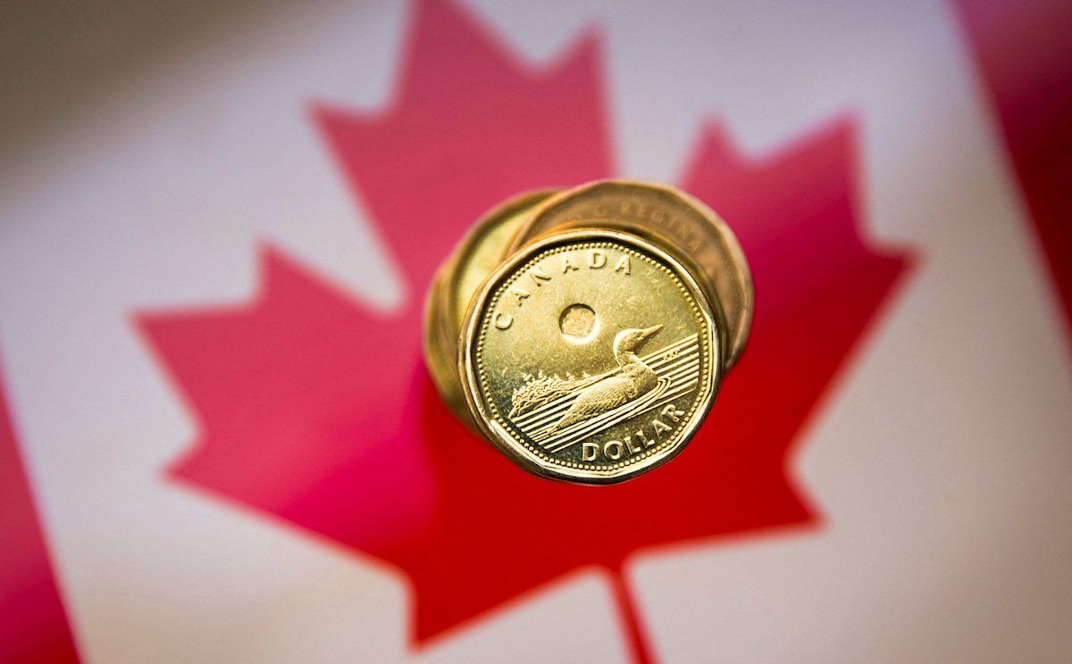 FILE PHOTO: A Canadian dollar coin, commonly known as the “Loonie”, is pictured in this illustration picture taken in Toronto, January 23, 2015. 