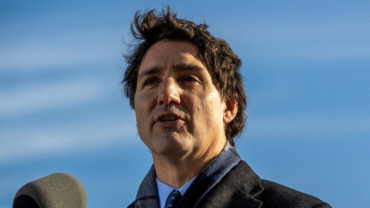 ​FILE PHOTO: Canadian Prime Minister Justin Trudeau makes a housing announcement in Ajax, Ontario Canada November 30, 2023.