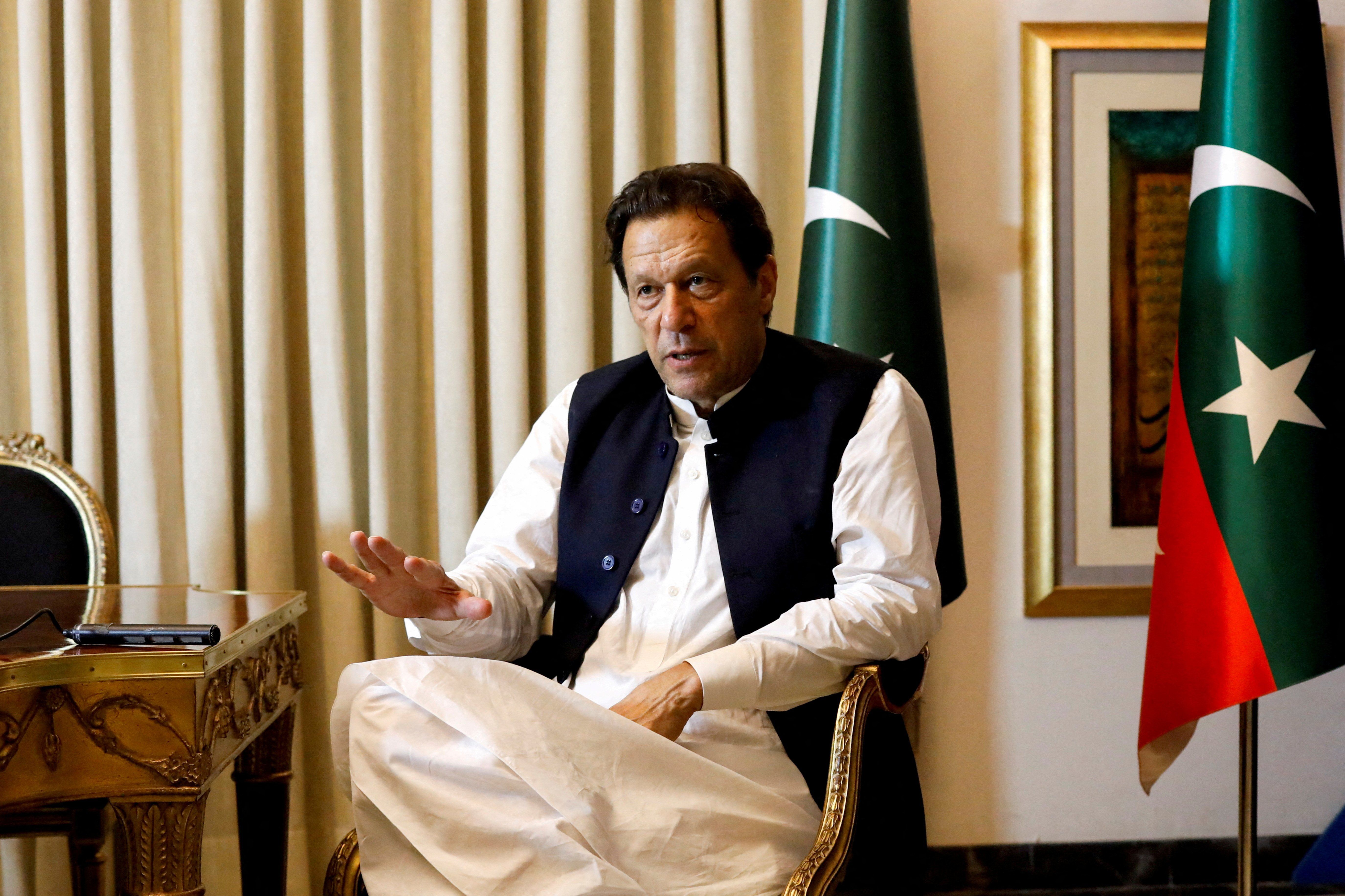 Former Pakistani Prime Minister Imran Khan