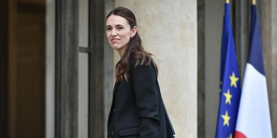 ​Former Prime Minister of New Zealand and special envoy for the Christchurch Appeal Jacinda Ardern arrives at the 5th Christchurch Appeal Summit, co-chaired by her and French President Emmanuel Macron at the Elysee Palace in Paris, on Nov. 10, 2023. 