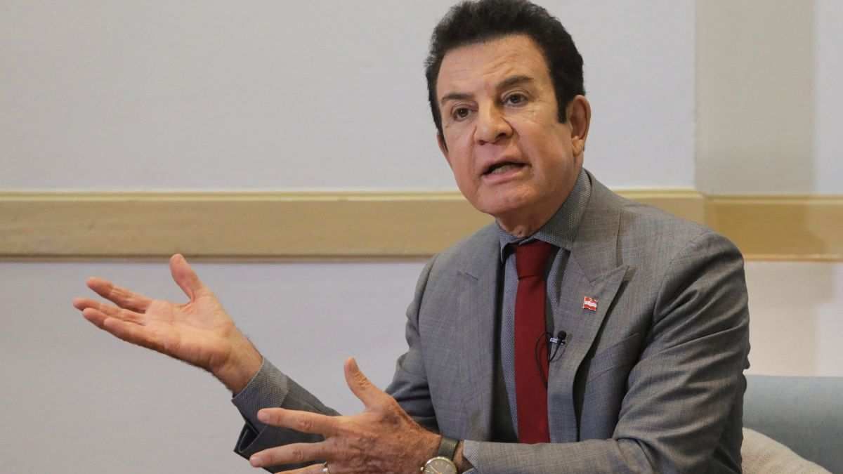 ​Honduran presidential candidate Salvador Nasralla in Tegucigalpa, Honduras, on December 4, 2025.