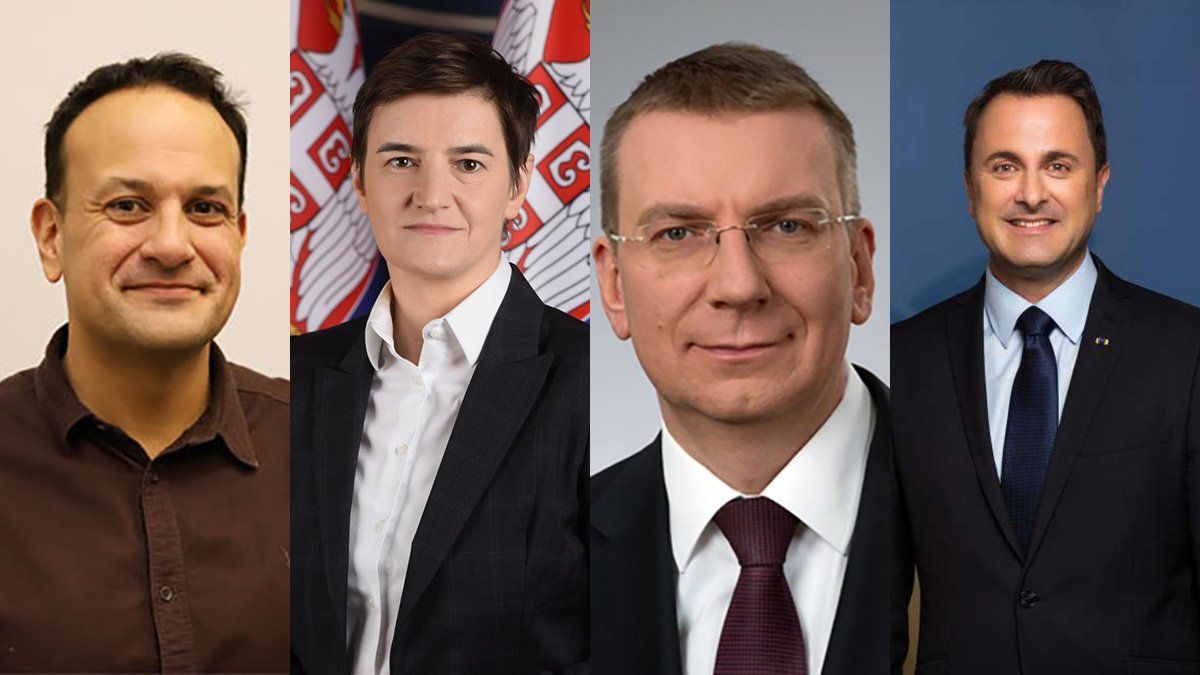 Leo Varadkar,  Ana Brnabić, Edgars Rinkēvičs, ​Xavier Bettel