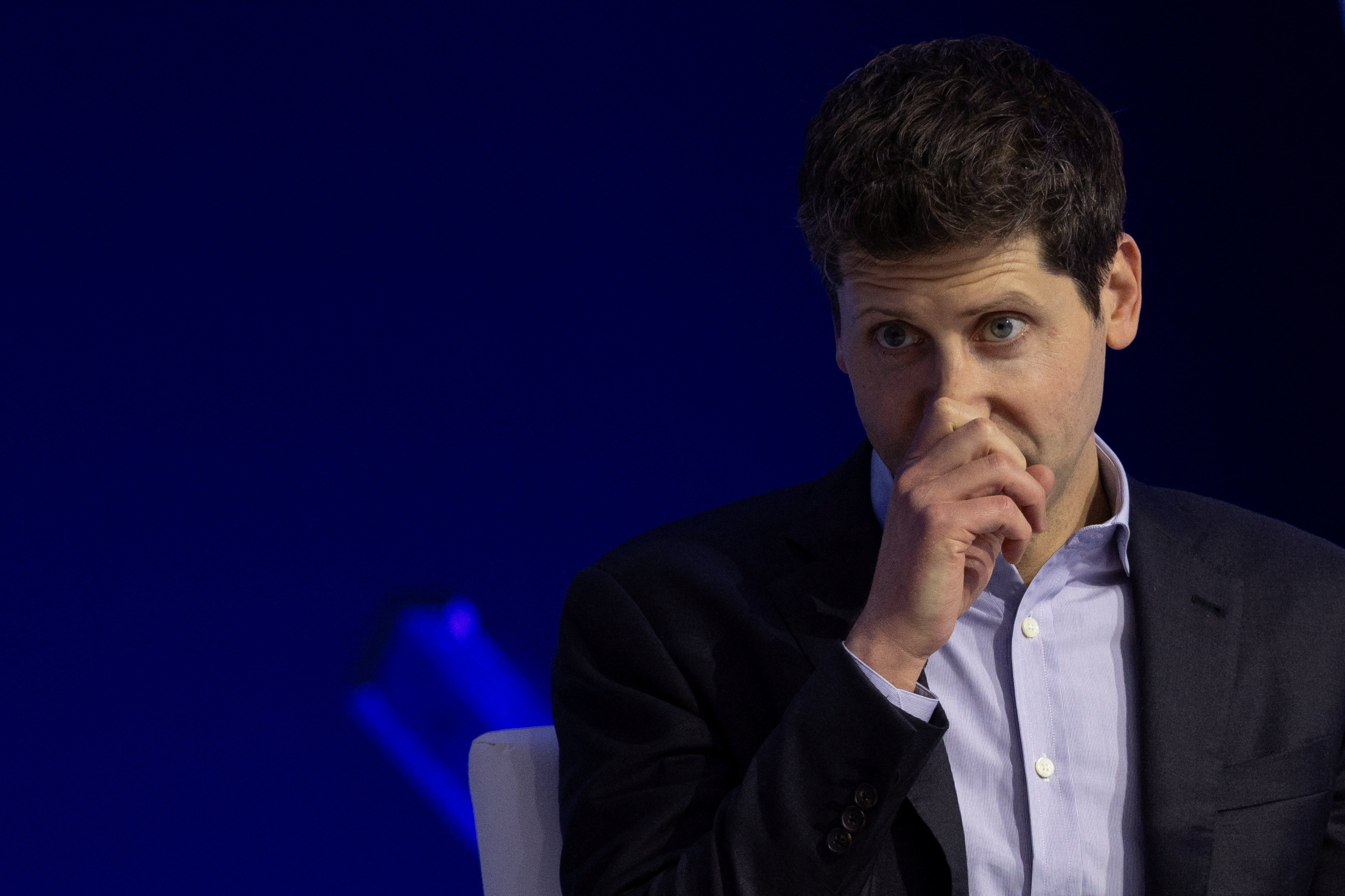 ​Sam Altman, CEO of OpenAI, attends the Asia-Pacific Economic Cooperation summit in San Francisco, California, on Nov. 16, 2023,  just a day before being fired by his board of directors. 