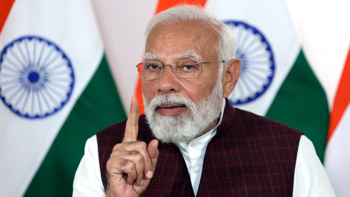 New Delhi, Mar 10 (ANI): Prime Minister Narendra Modi addresses the launch of Mahtari Vandan Yojana in Chhattisgarh via video conferencing, on Sunday.