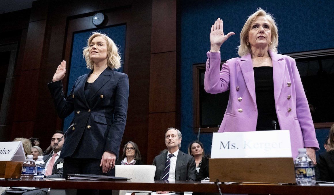 NPR's Katherine Maher and PBS's Paula Kerger