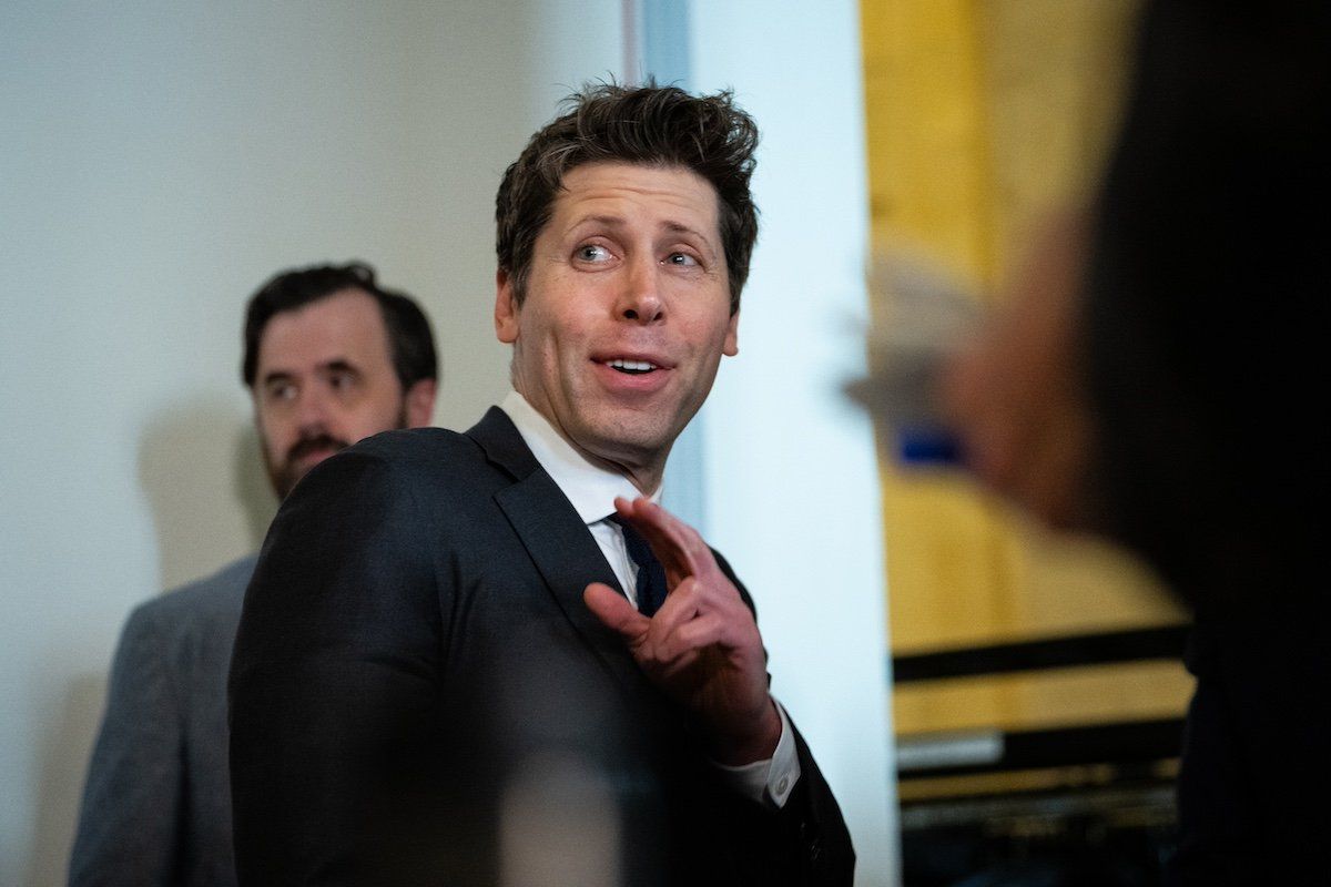 OpenAI CEO Sam Altman departs after the Senate AI Insight Forum, at the U.S. Capitol, in Washington, D.C., on Wednesday, September 13, 2023. 