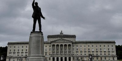 The Stormont Parliament Buildings in Belfast, Northern Ireland.