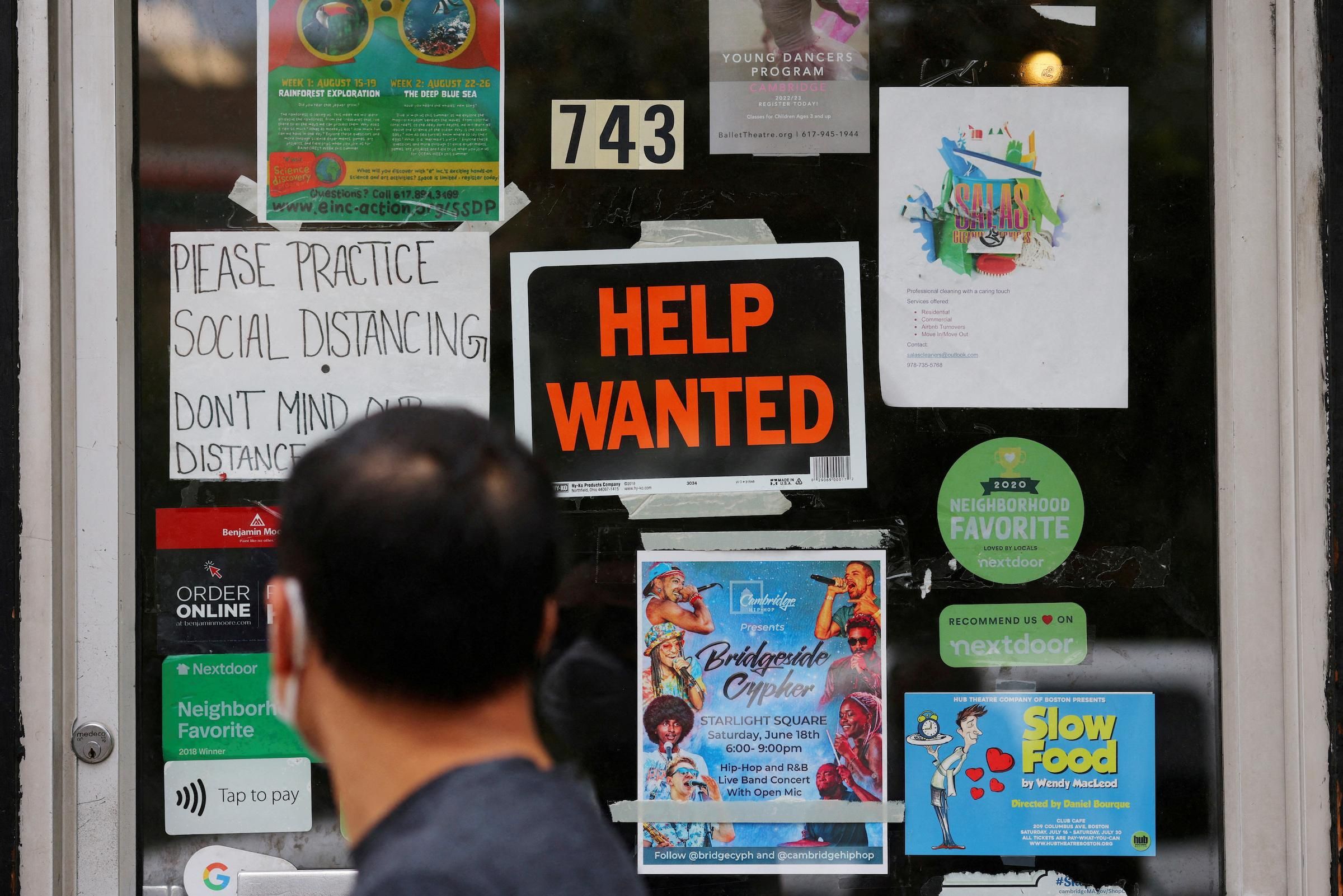 ​US job growth slows for a fifth straight month, but labor market remains strong.