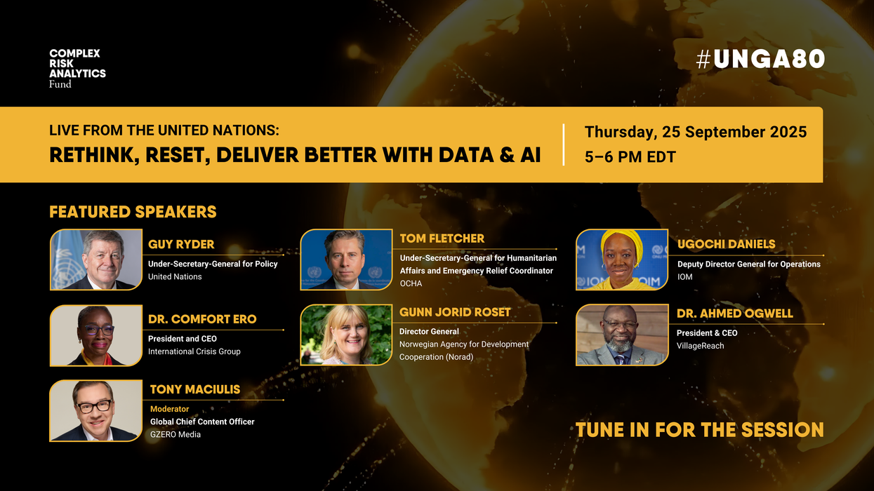 Live from the UN: Rethink, Reset, Deliver Better with Data & AI