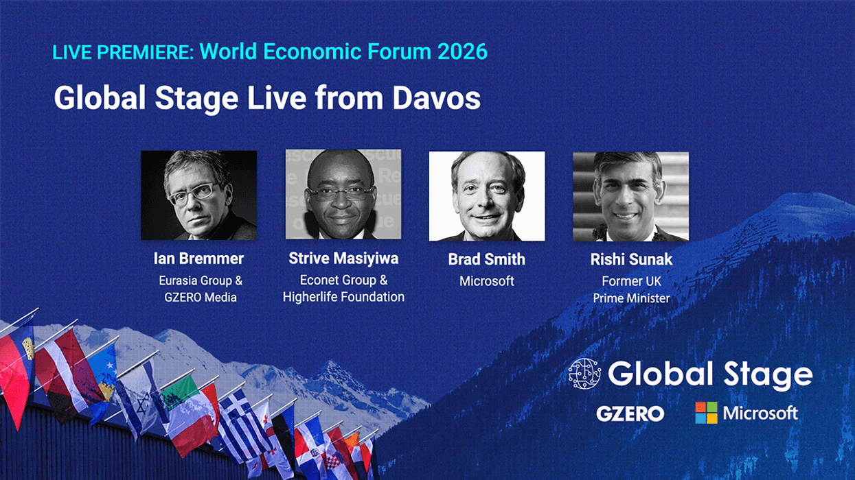 LIVE PREMIERE: World Economic Forum 2026 | Global Stage Live from Davos | Wednesday, Jan. 21, 2026 | 12 PM ET | 6 PM CET | gzeromedia.com/globalstage | Global Stage GZERO X Microsoft