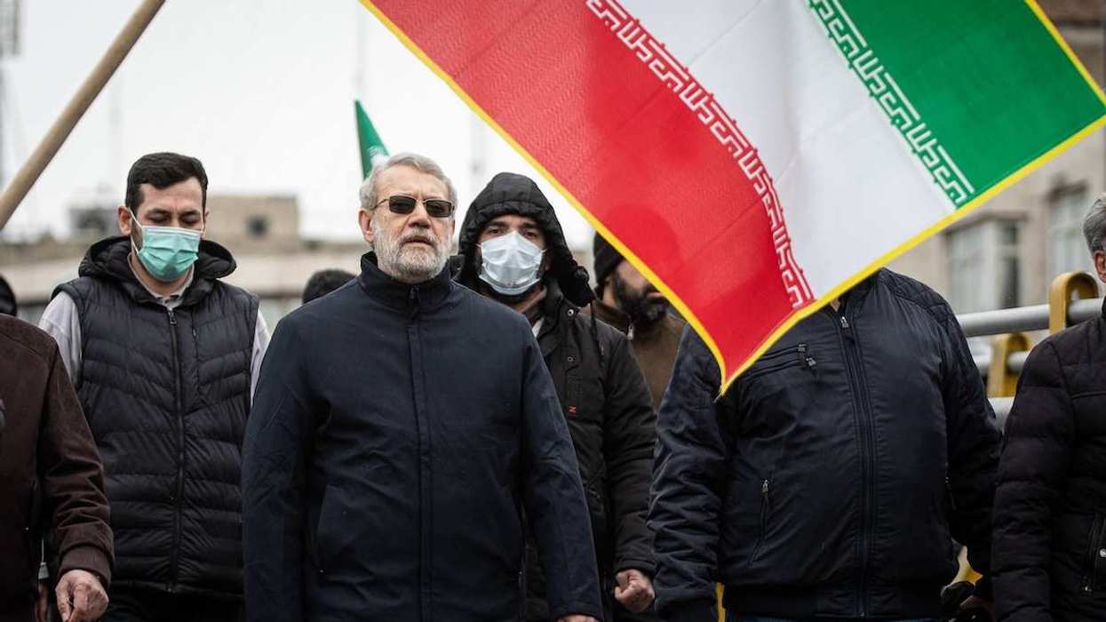 March 13, 2026, Tehran, Iran: ALI LARIJANI (C), Secretary of the Supreme National Security Council of Iran, participates in the Al-Quds (Jerusalem) Day rally, a commemoration in support of the Palestinian people on the last Friday of the Islamic holy month of Ramadan, in Tehran.