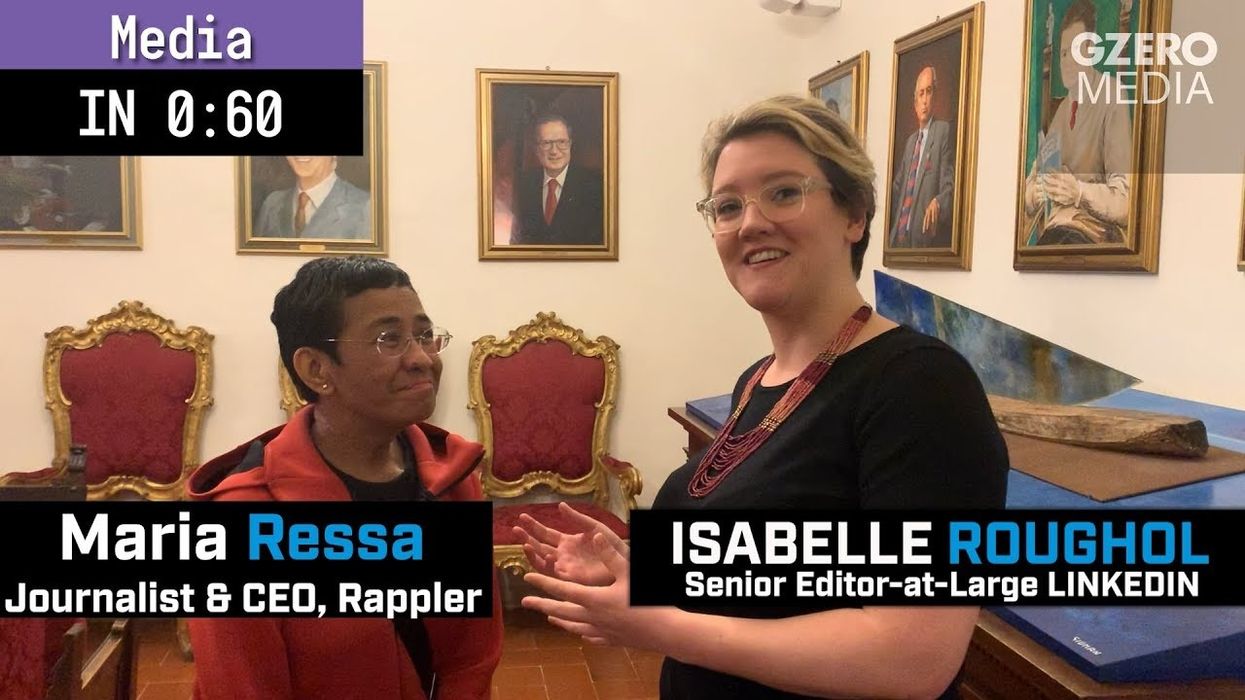 Maria Ressa on Global Press Freedom: Media in 60 Seconds