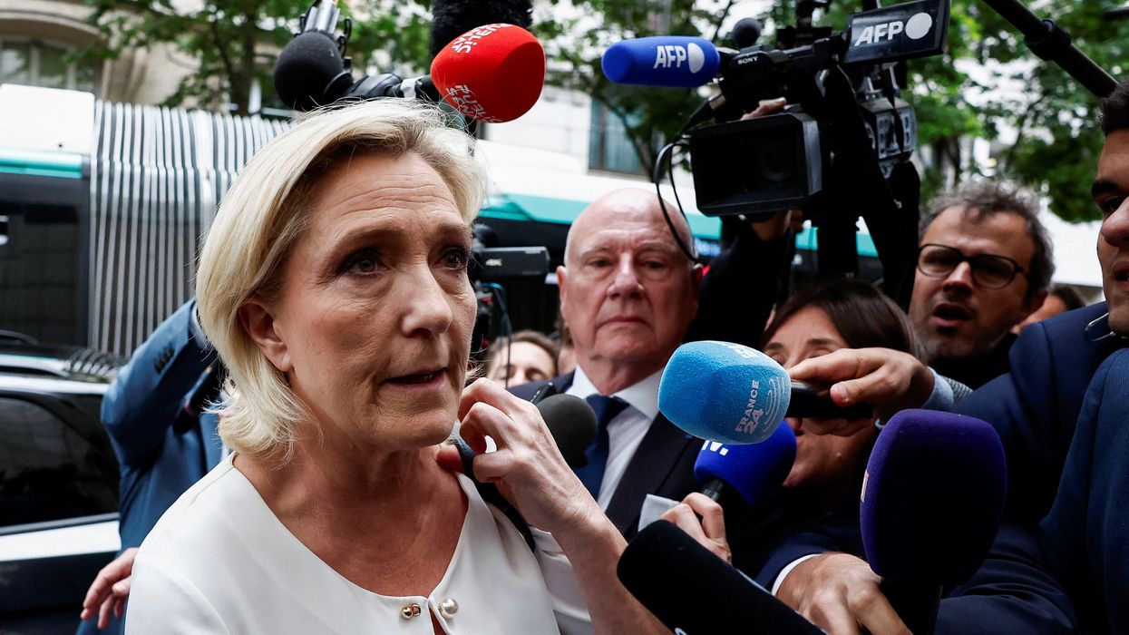 Marine Le Pen, member of parliament and French far-right National Rally.