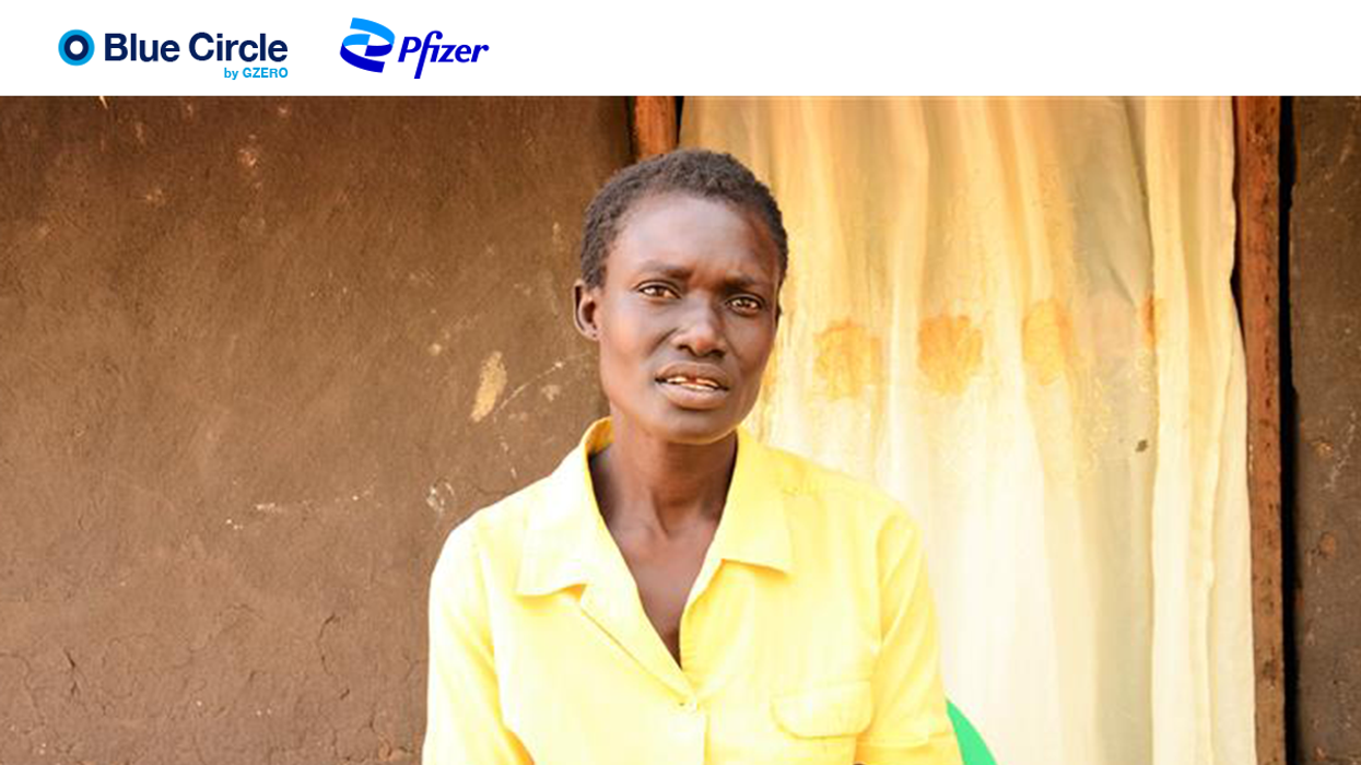 Mary Dawa at the Rhino Camp Refugee Settlement in northwest Uganda