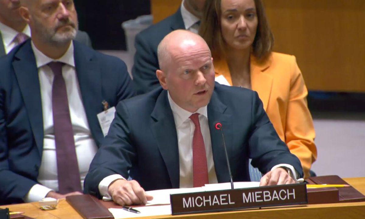 Mastercard’s CEO Michael Miebach was invited to share the company’s insights on how to advance public-private humanitarian partnerships before the U.N. Security Council in New York City earlier this month.
