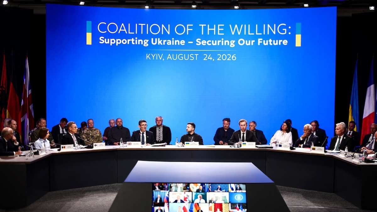Members of the Coalition of the Willing meeting in Kyiv, Ukraine