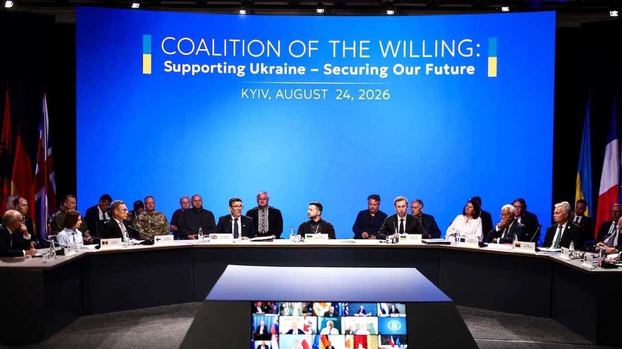 Members of the Coalition of the Willing meeting in Kyiv, Ukraine
