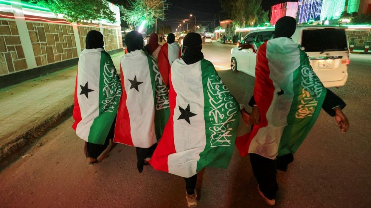 Members of the Hargeisa Basketball Girls team in Hargeisa, Somaliland, on May 17, 2024.