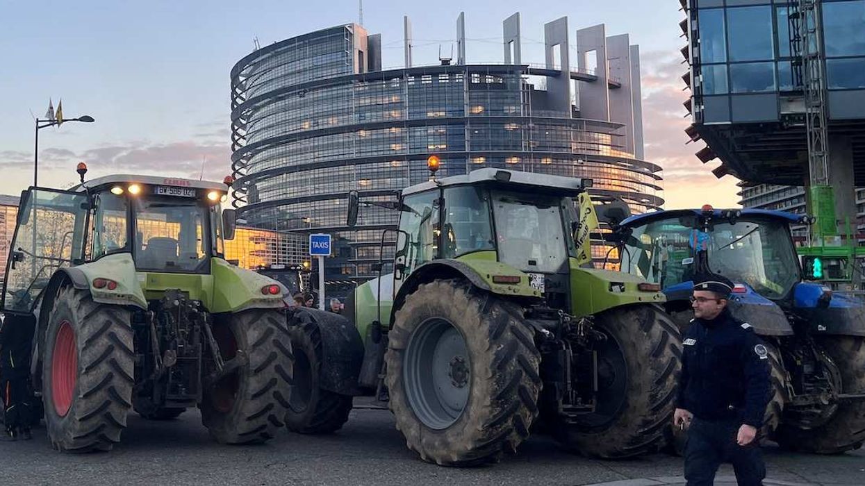 Mercosur free trade agreement, in Strasbourg, France, December 17, 2025.