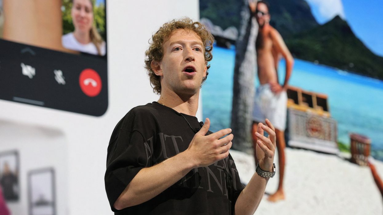 Meta CEO Mark Zuckerberg makes a keynote speech at the Meta Connect annual event at the company's headquarters in Menlo Park, California, U.S., September 25, 2024.
