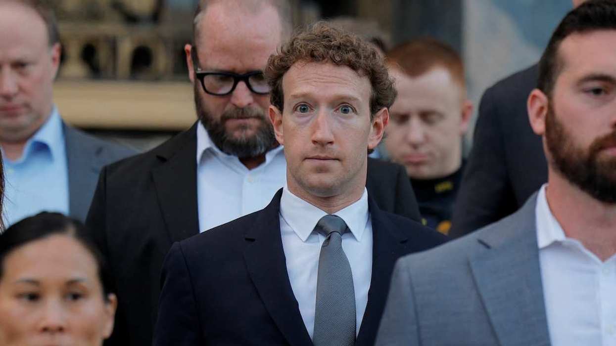 Meta Platforms CEO Mark Zuckerberg departs the court after taking the stand at a trial in a key test case accusing Meta and Google's YouTube of harming kids' mental health through addictive platforms, in Los Angeles, California, U.S., February 18, 2026.