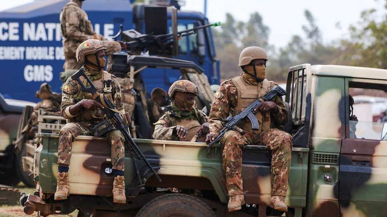 Military personnel operate during the BAMEX'25 Defense Expo, in Bamako, Mali, November 11, 2025.
