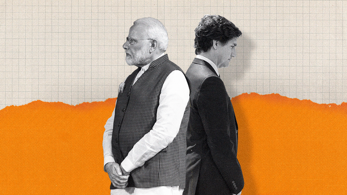 ​Modi and Trudeau back to back 