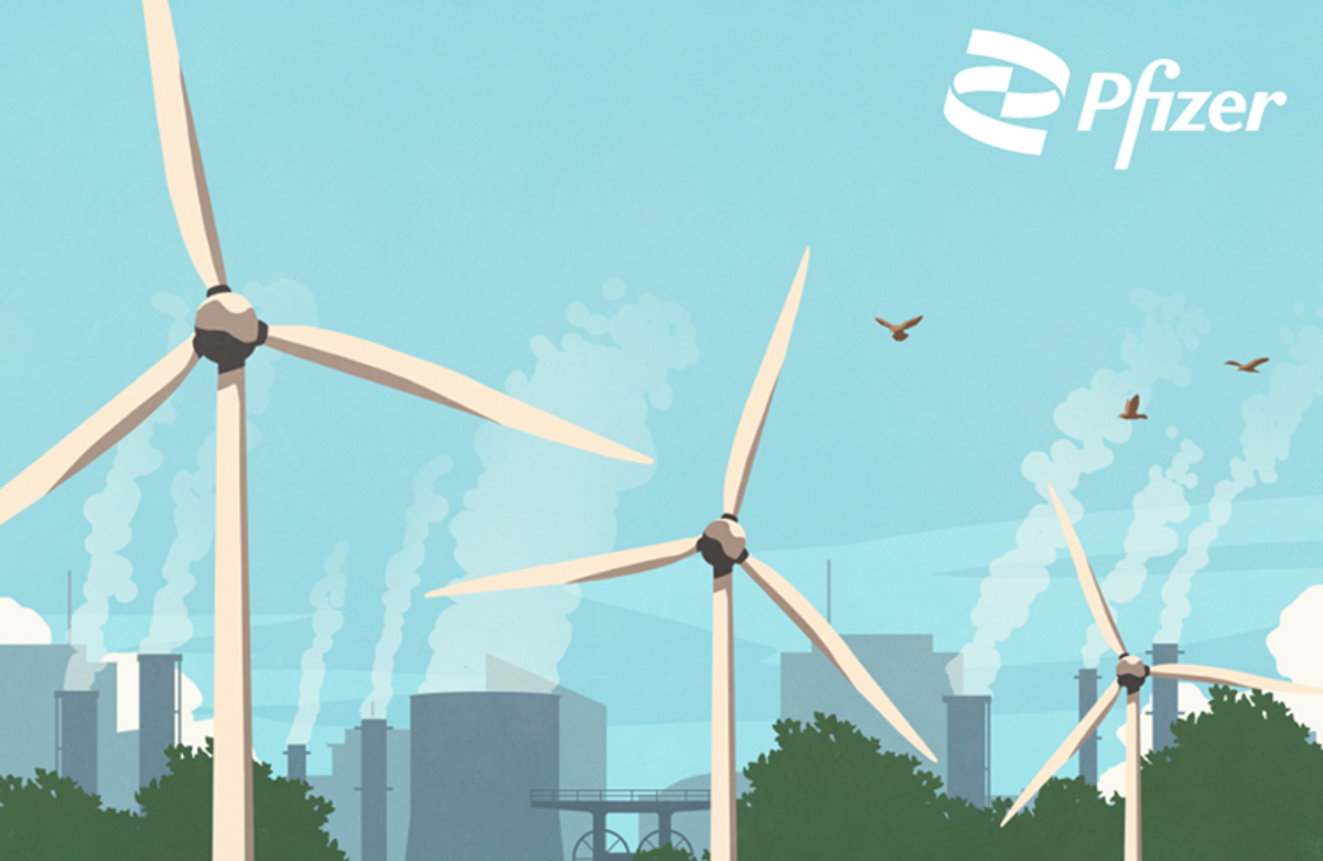 Multiple wind turbines