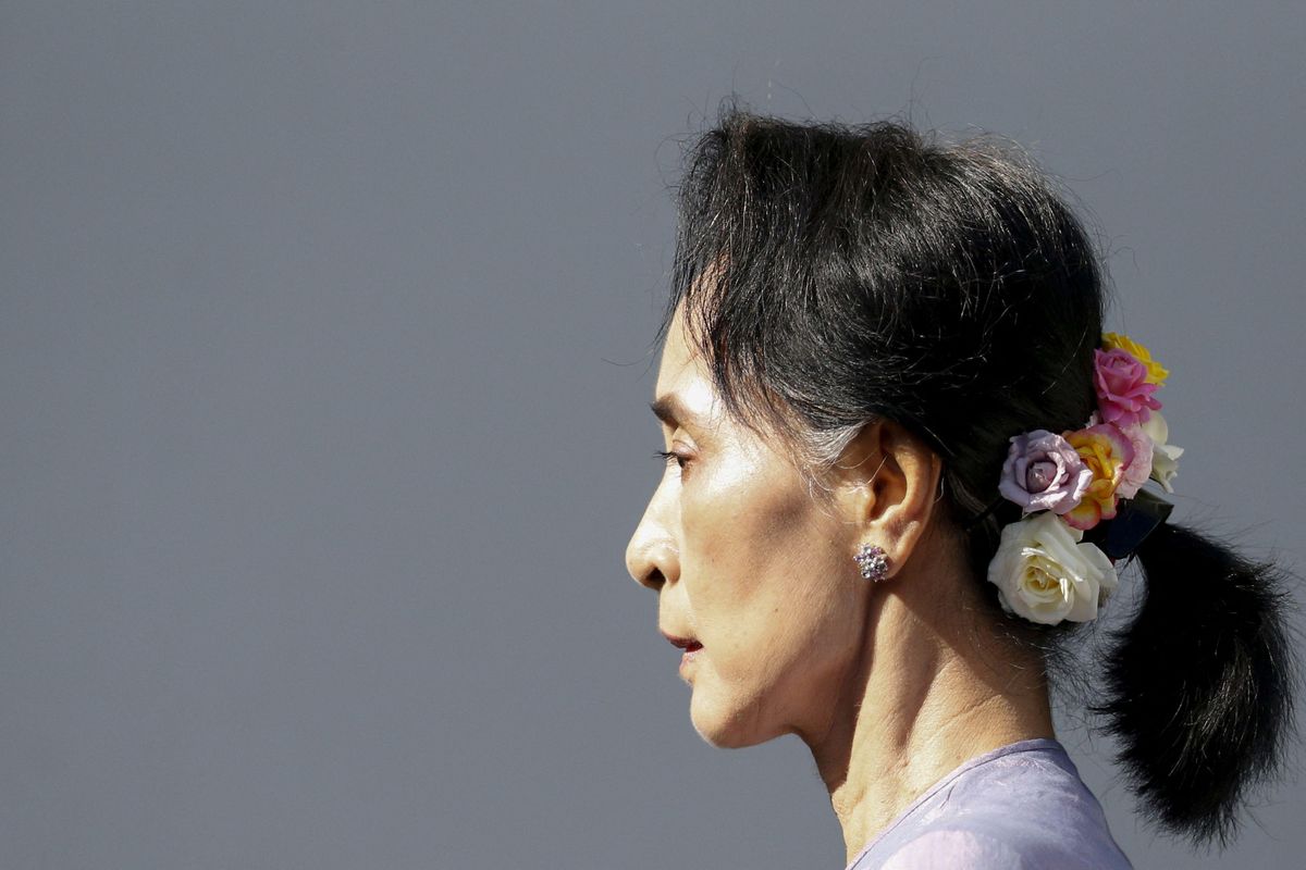 Myanmar's National League for Democracy Party leader Aung San Suu Kyi 