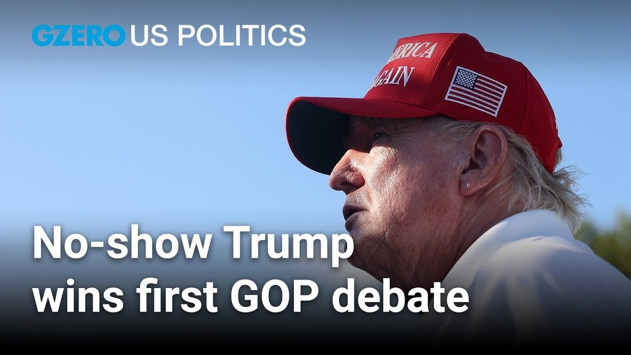 No-show Trump wins first GOP debate
