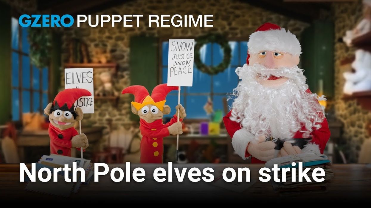 North Pole Elves on strike!