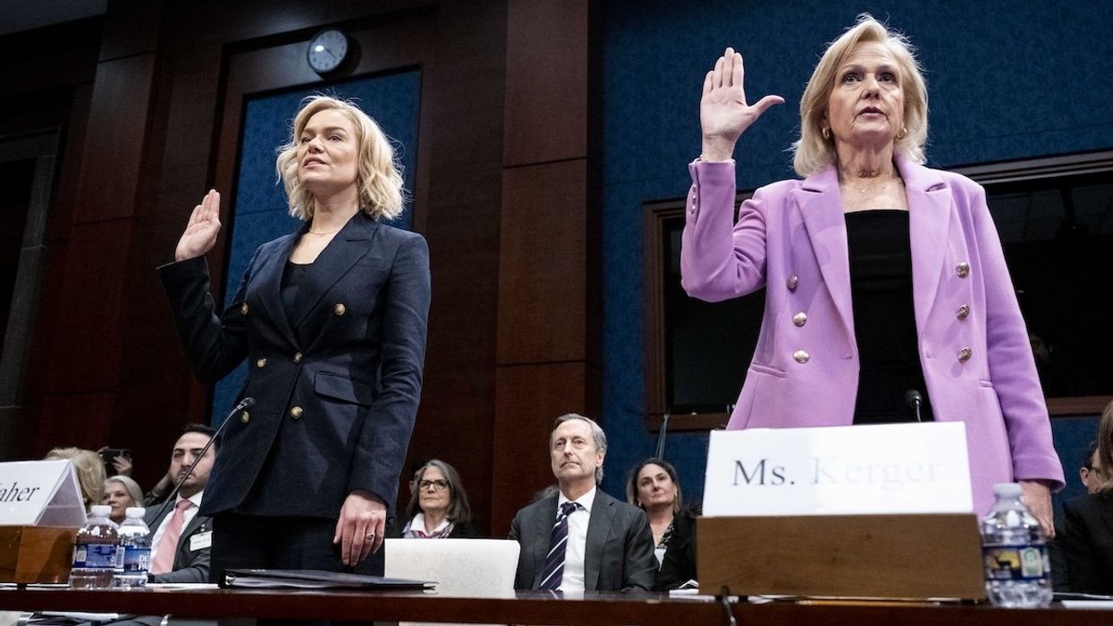 NPR's Katherine Maher and PBS's Paula Kerger