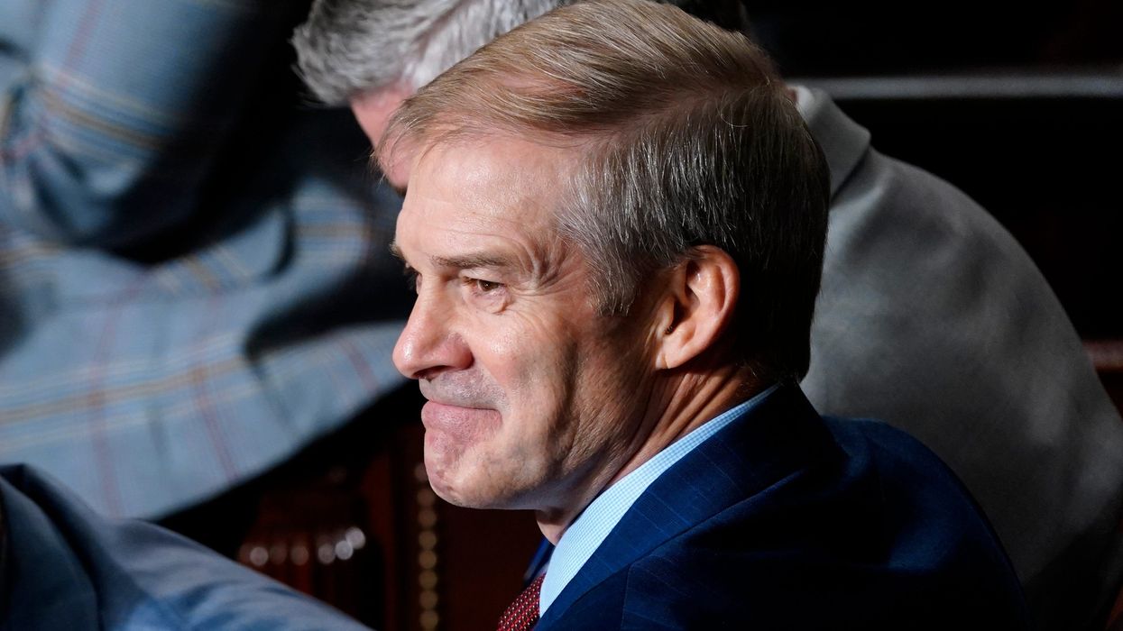 Oct 18, 2023; Washington, DC, USA; Rep. Jim Jordan, R-Ohio is seen on the House floor as lawmakers hold a second vote to elect a new speaker in Washington.