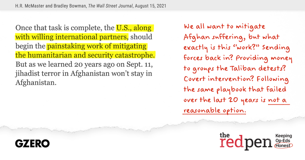 Once the task is complete, the US, along with willing international partners, should begin the painstaking work of mitigating the humanitarian and security catastrophe.