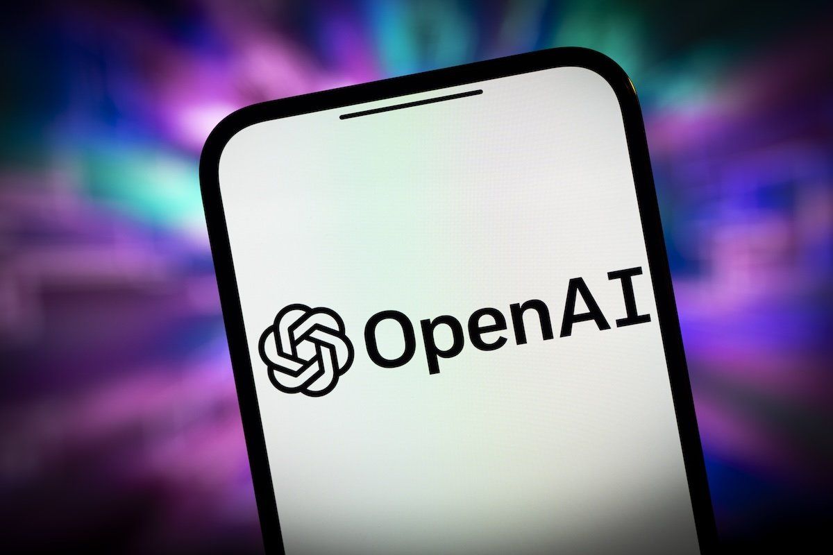 OpenAI logo seen in illustration.