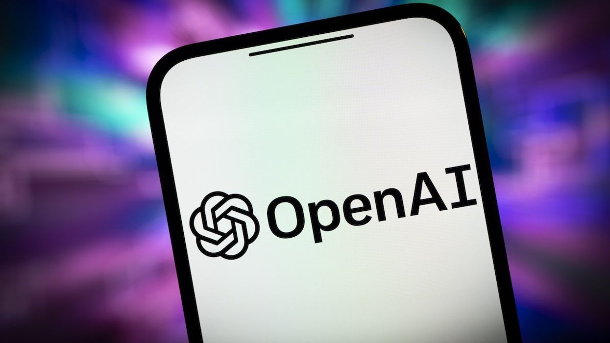 OpenAI logo seen in illustration.