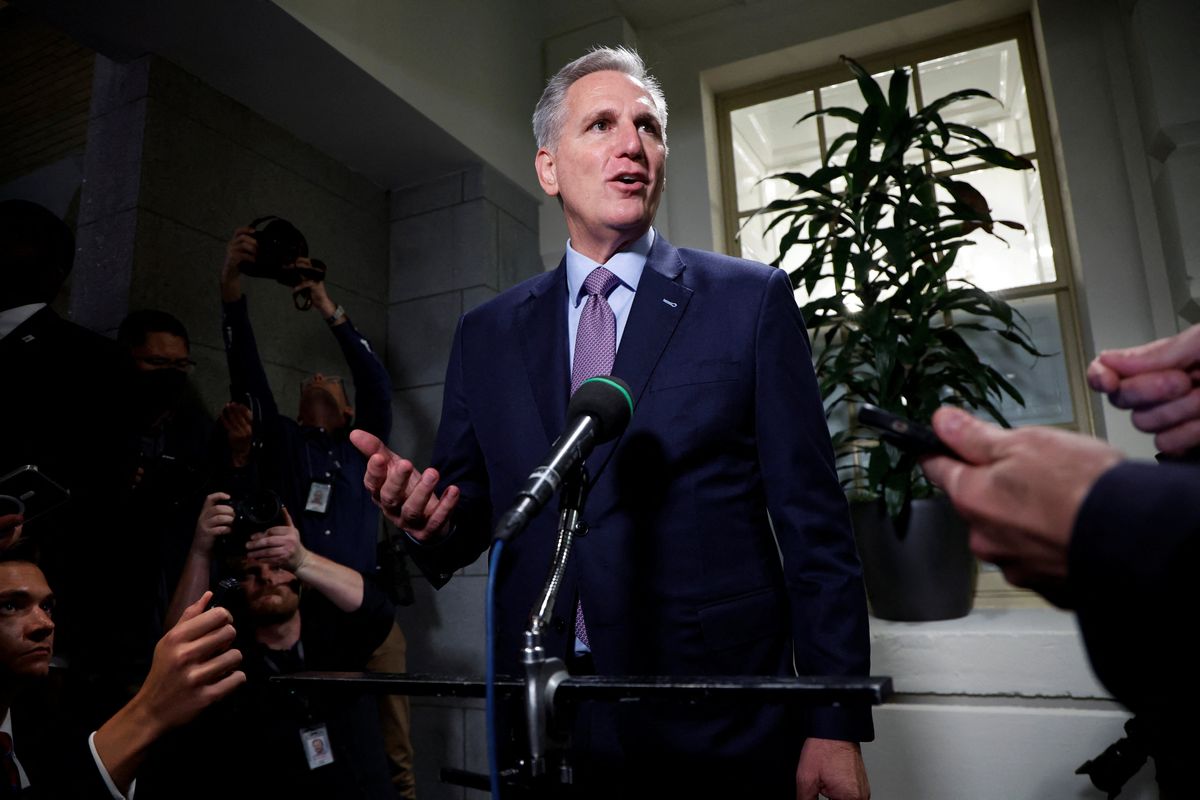 Ousted U.S. House Speaker Kevin McCarthy.  