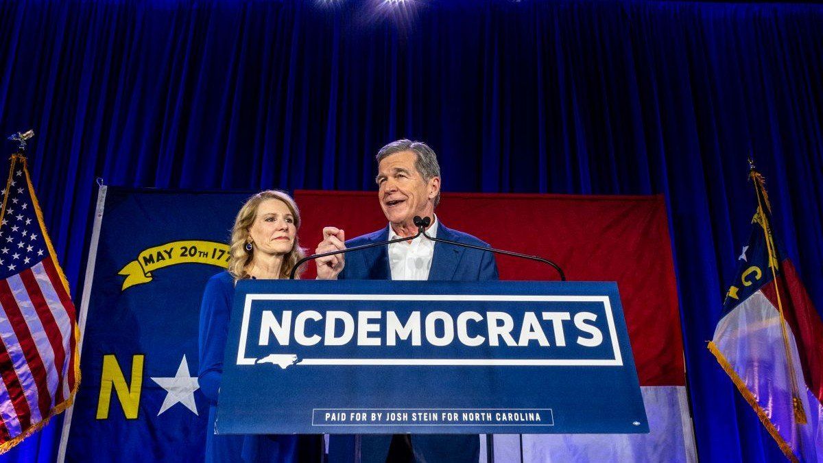 ​Outgoing and term-limited North Carolina Gov. Roy Cooper on Nov. 5, 2024.