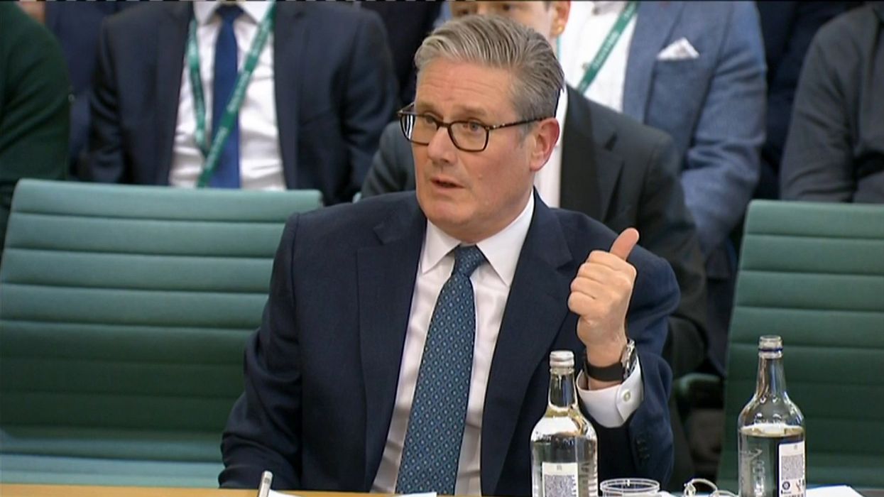 PA via Reuters Screen grab of Prime Minister Sir Keir Starmer appearing before the Liaison Committee at the Houses of Parliament in London.