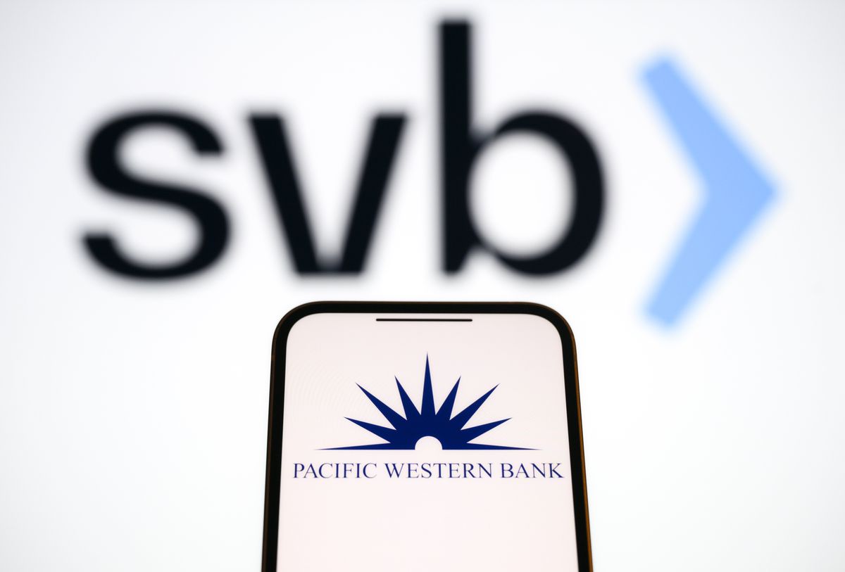 Pacific Western Bank and Silicon Valley Bank Logos