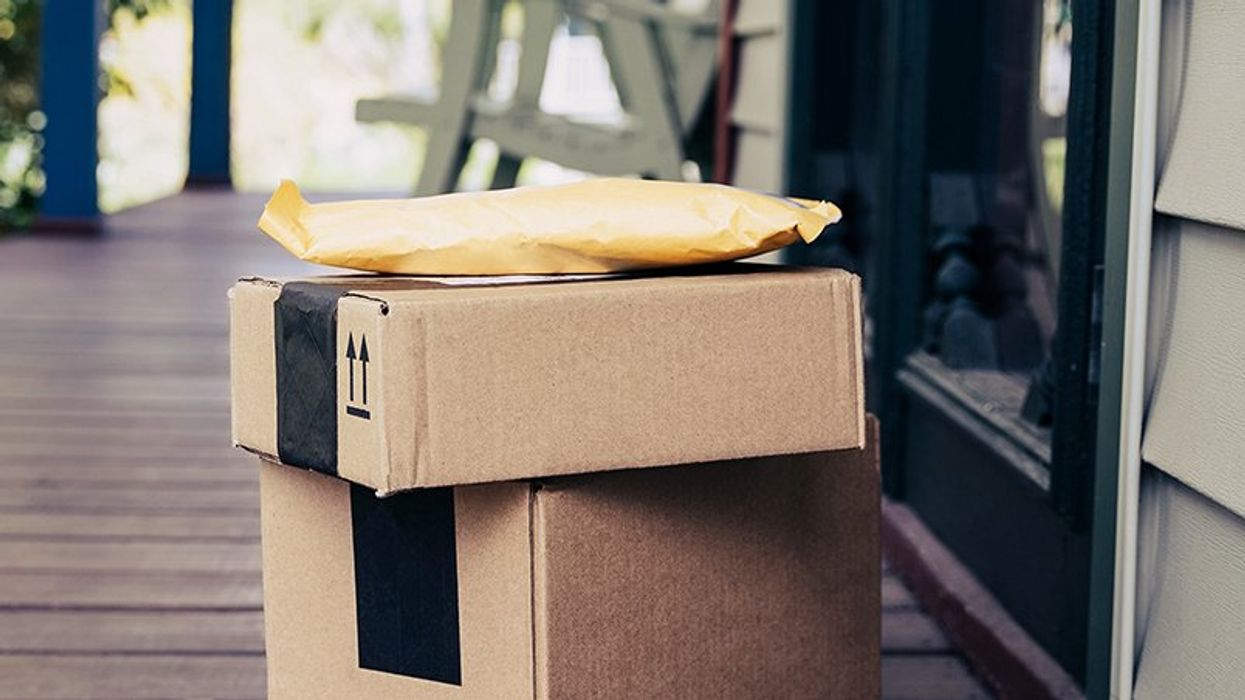 Packages from an online retailer