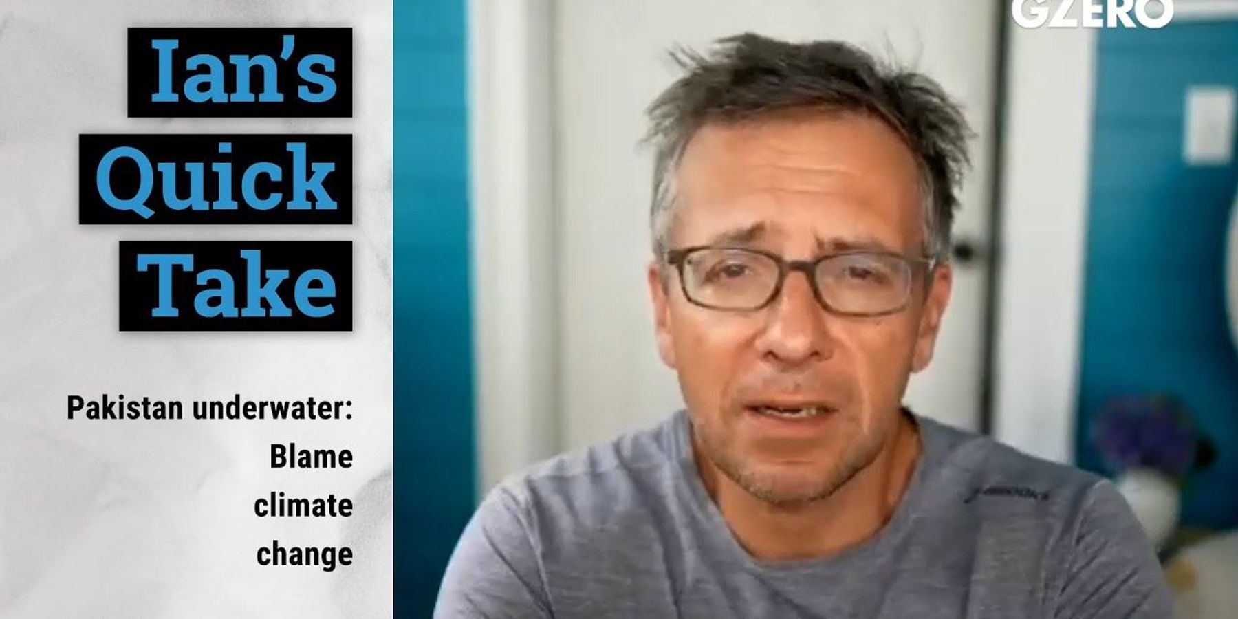 Pakistan underwater: Blame climate change