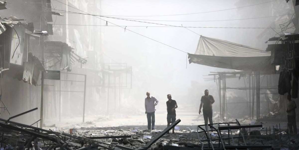 Palestinians inspect the destruction after Israeli airstrike hit Bank of Palestine in Gaza Strip Palestinians inspect the destruction after Israeli airstrike hit Bank of Palestine in Gaza Strip on September 24, 2025.