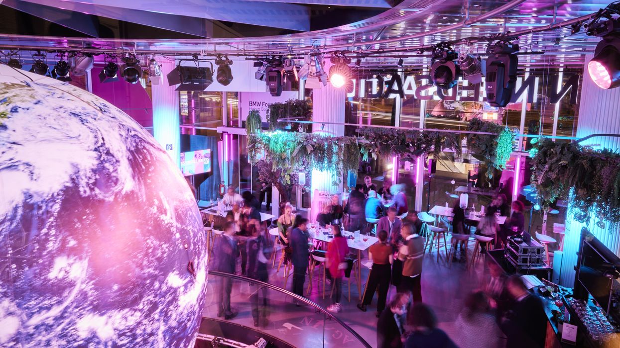 People at a corporate gathering